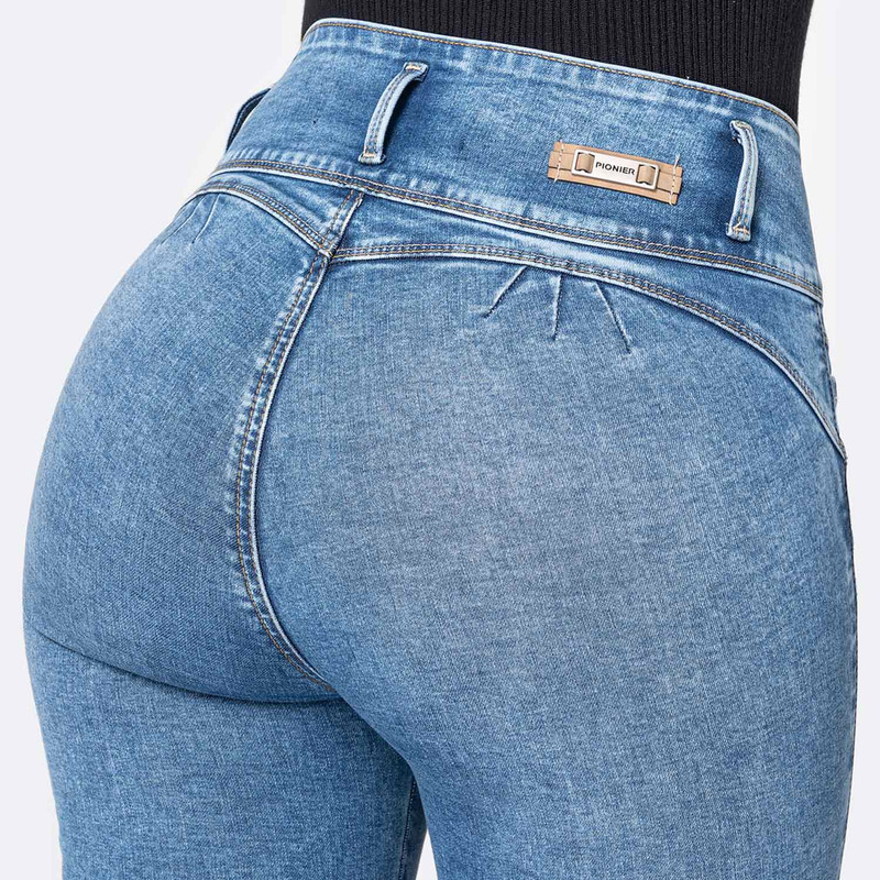 PANTALON MODA NAOMIIH DENIM STRETCH MUJER - 5