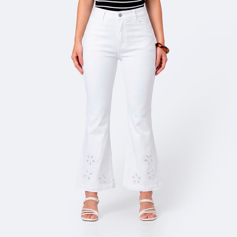 PANTALON MODA YARINEH DRILL STRETCH MUJER - 1