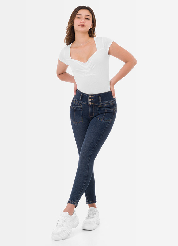 PANTALON MODA GARAZI DENIM STRETCH MUJER - 1
