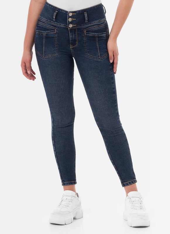 PANTALON MODA GARAZI DENIM STRETCH MUJER - 2