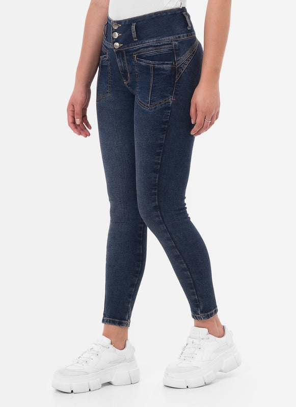 PANTALON MODA GARAZI DENIM STRETCH MUJER - 3