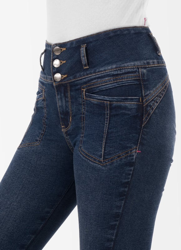 PANTALON MODA GARAZI DENIM STRETCH MUJER - 5