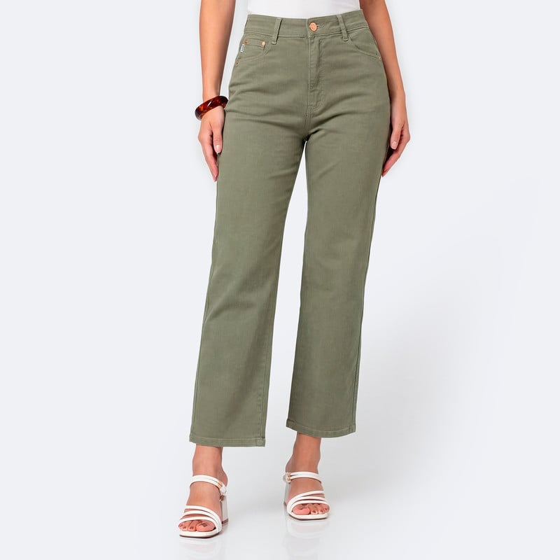 PANTALON CLASICO DIANA DRILL STRETCH MUJER - 1