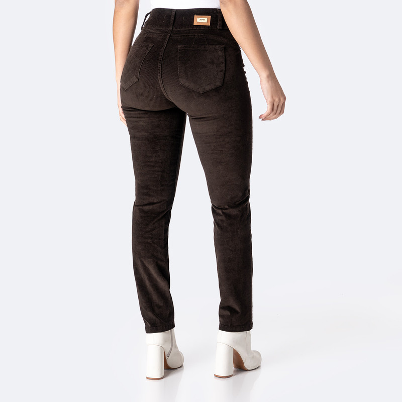 PANTALON CLASICO LARISSA C CORDUROY STRETCH MUJER - 3