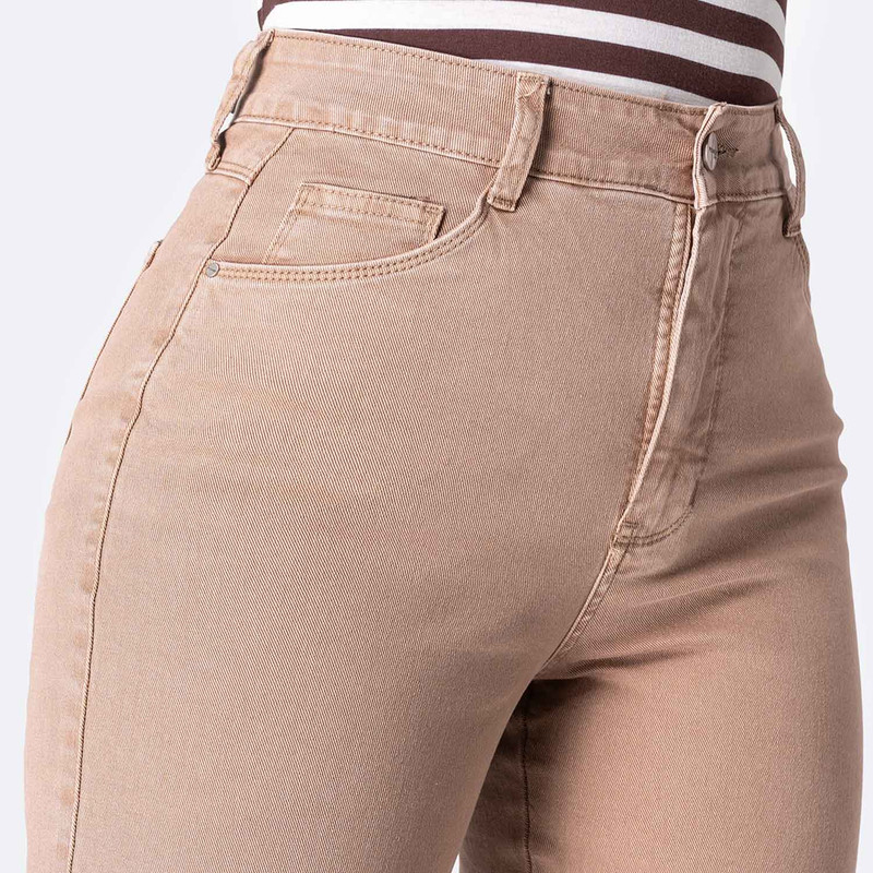 PANTALON BASICO HAISHE DRILL STRETCH MUJER - 4