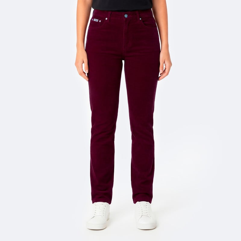 PANTALON CLASICO DIANA CORDUROY STRETCH MUJER - 1