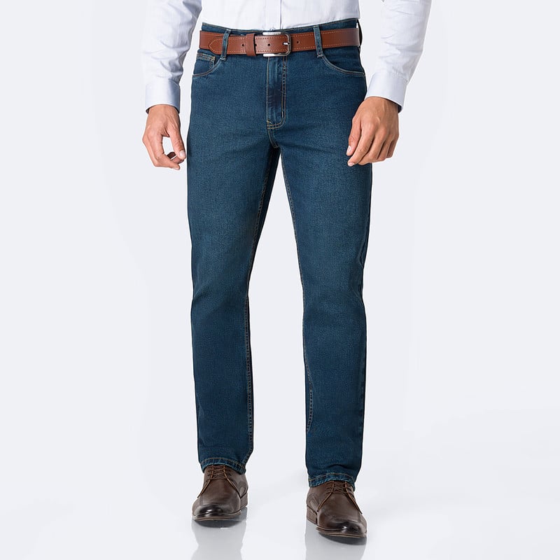 PANTALON CLASICO FORLAND NEW DENIM STRETCH HOMBRE - 1