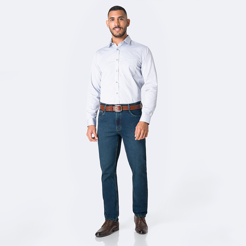 PANTALON CLASICO FORLAND NEW DENIM STRETCH HOMBRE - 2