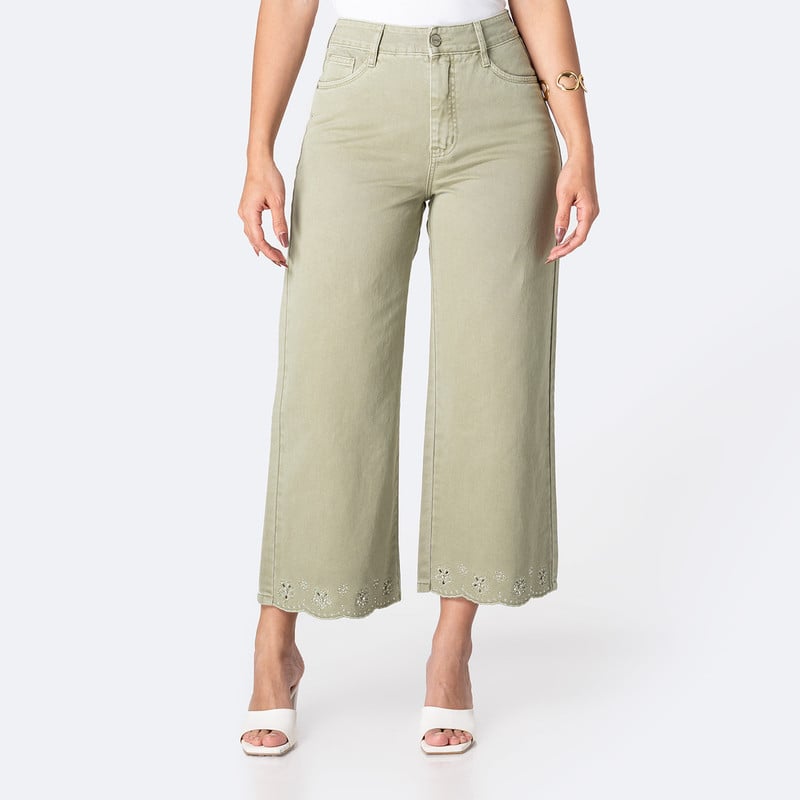 PANTALON MODA ANDREINNA DRILL MUJER - 1