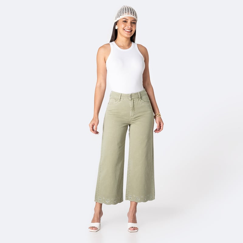 PANTALON MODA ANDREINNA DRILL MUJER - 2