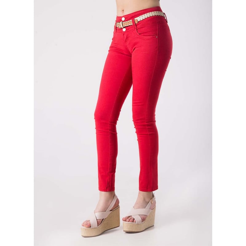PANTALON CLASICO LORHEN DRILL STRETCH MUJER - 2