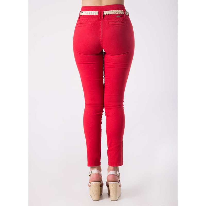 PANTALON CLASICO LORHEN DRILL STRETCH MUJER - 3