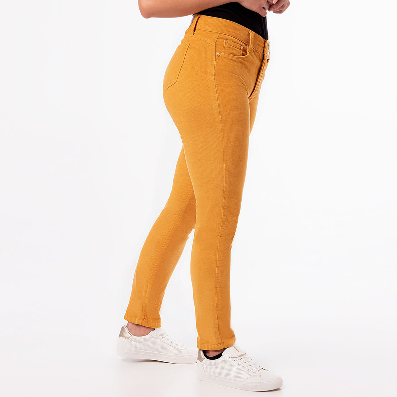 PANTALON CLASICO RAFAELA CORDUROY STRETCH MUJER - 2
