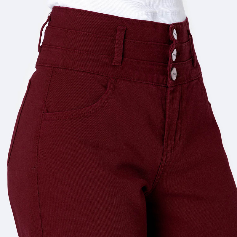 PANTALON MODA NELITA DRILL STRETCH MUJER - 4