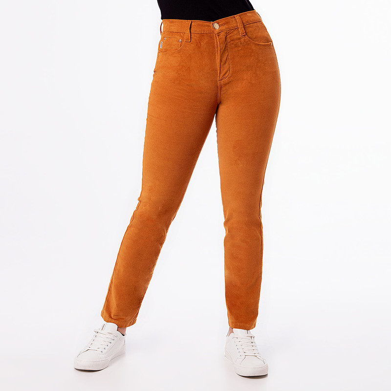 PANTALON CLASICO DIANA CORDUROY STRETCH MUJER - 2