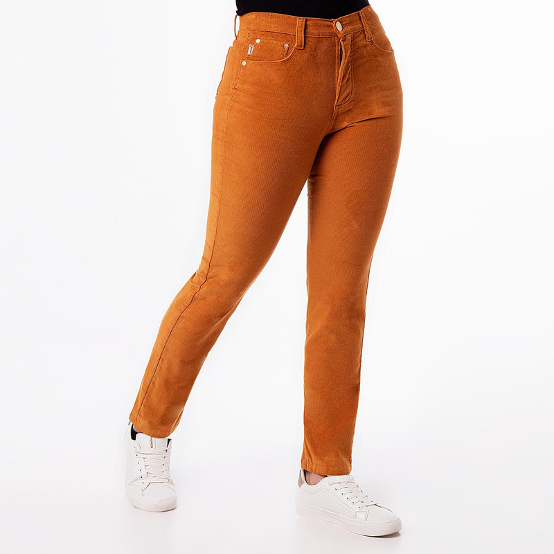 PANTALON CLASICO DIANA CORDUROY STRETCH MUJER - 3
