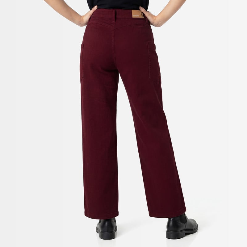 PANTALON MODA SOLENNA DRILL STRETCH MUJER - 3