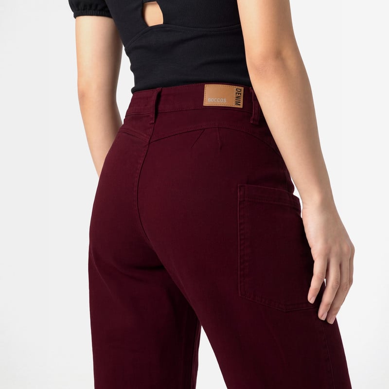 PANTALON MODA SOLENNA DRILL STRETCH MUJER - 5