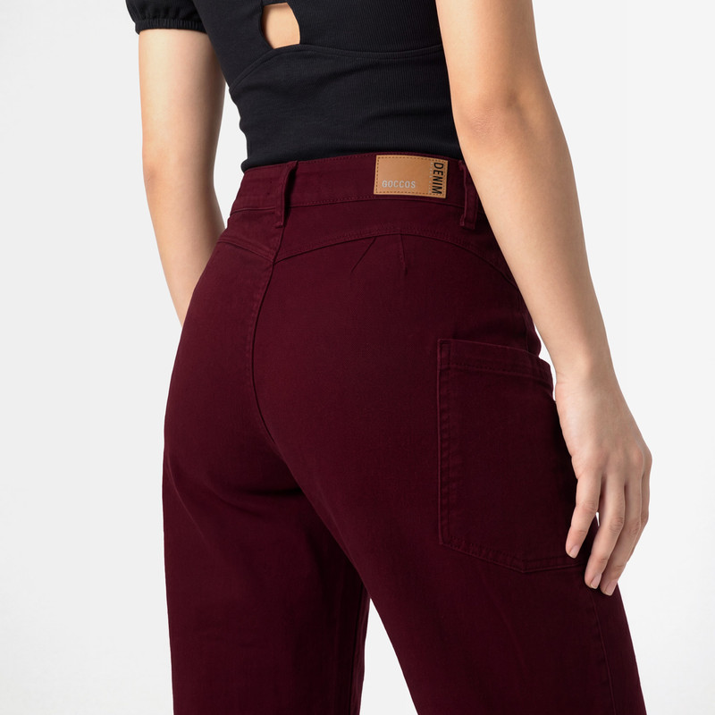 PANTALON MODA SOLENNA DRILL STRETCH MUJER - 5
