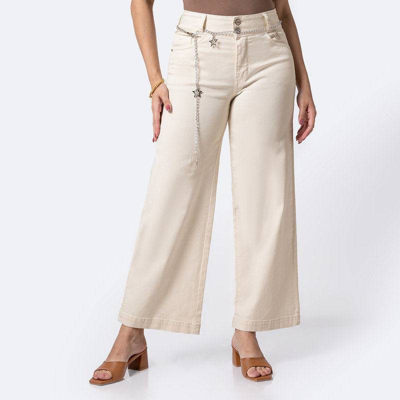 PANTALON MODA ANNAIZ DRILL STRETCH MUJER - 1