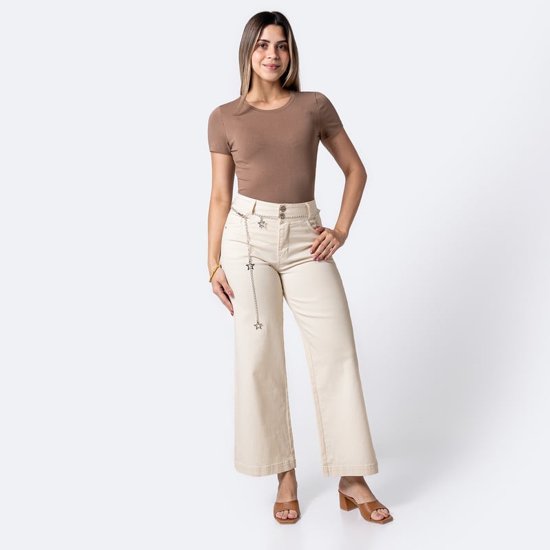 PANTALON MODA ANNAIZ DRILL STRETCH MUJER - 2
