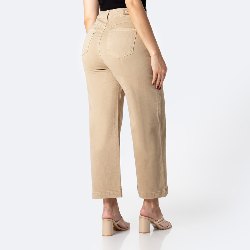 PANTALON BASICO LARI BULL DENIM DRILL STRETCH MUJER - 3