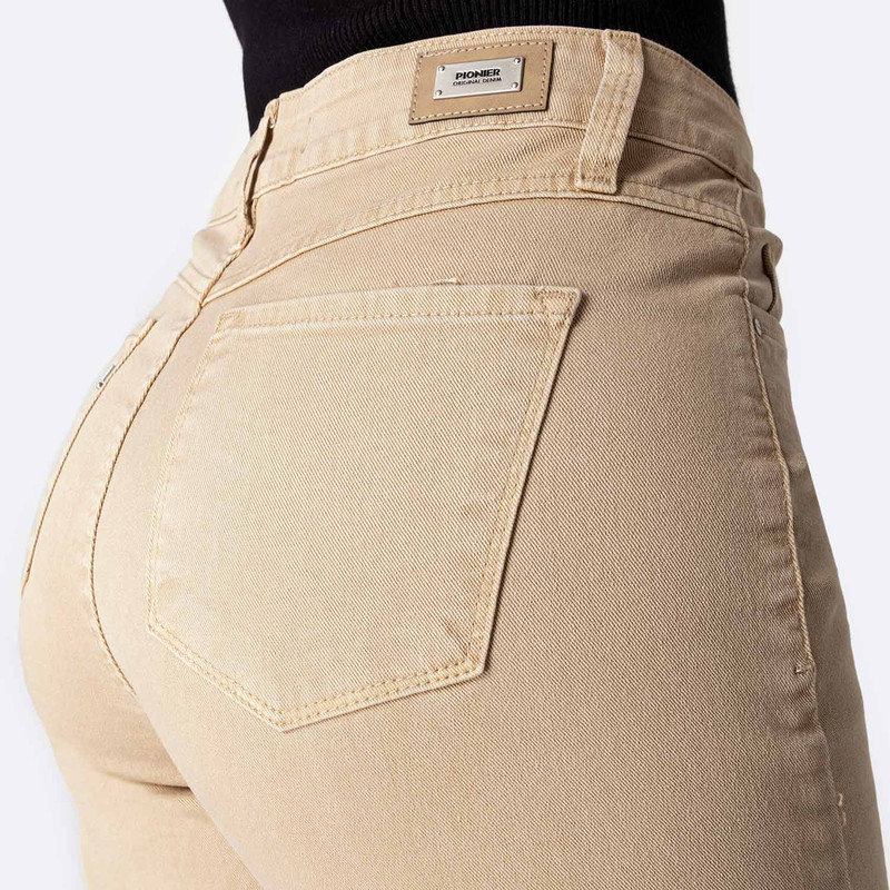PANTALON BASICO LARI BULL DENIM DRILL STRETCH MUJER - 5