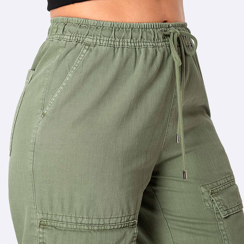 PANTALON JOGGER CARGO MARBELIH DRILL MUJER - 4