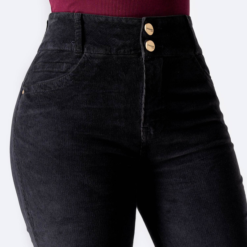 PANTALON CLASICO LARISSA C CORDUROY STRETCH MUJER - 4