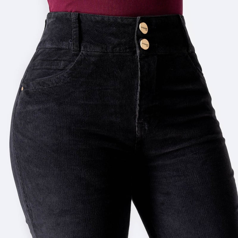 PANTALON CLASICO LARISSA C CORDUROY STRETCH MUJER - 4