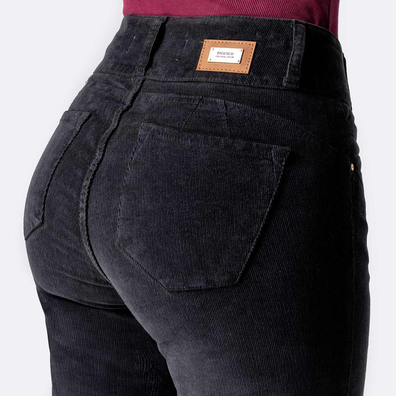 PANTALON CLASICO LARISSA C CORDUROY STRETCH MUJER - 5