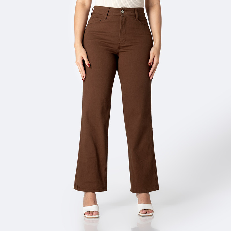 PANTALON BASICO HAISHE DRILL STRETCH MUJER - 1