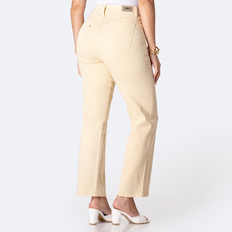 PANTALON BASICO HAISHE DRILL STRETCH MUJER - 3