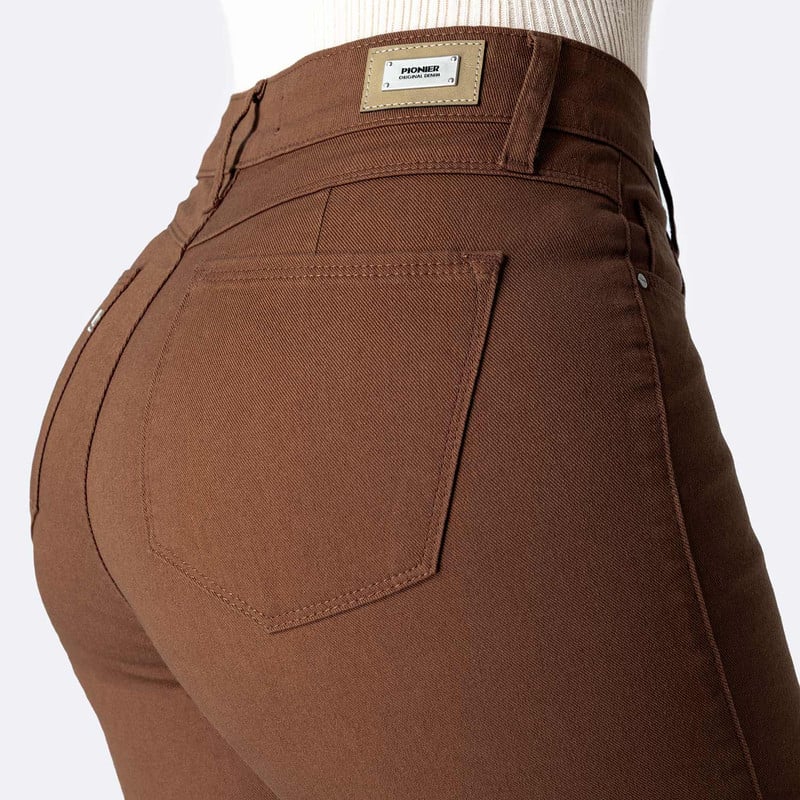 PANTALON BASICO HAISHE DRILL STRETCH MUJER - 5
