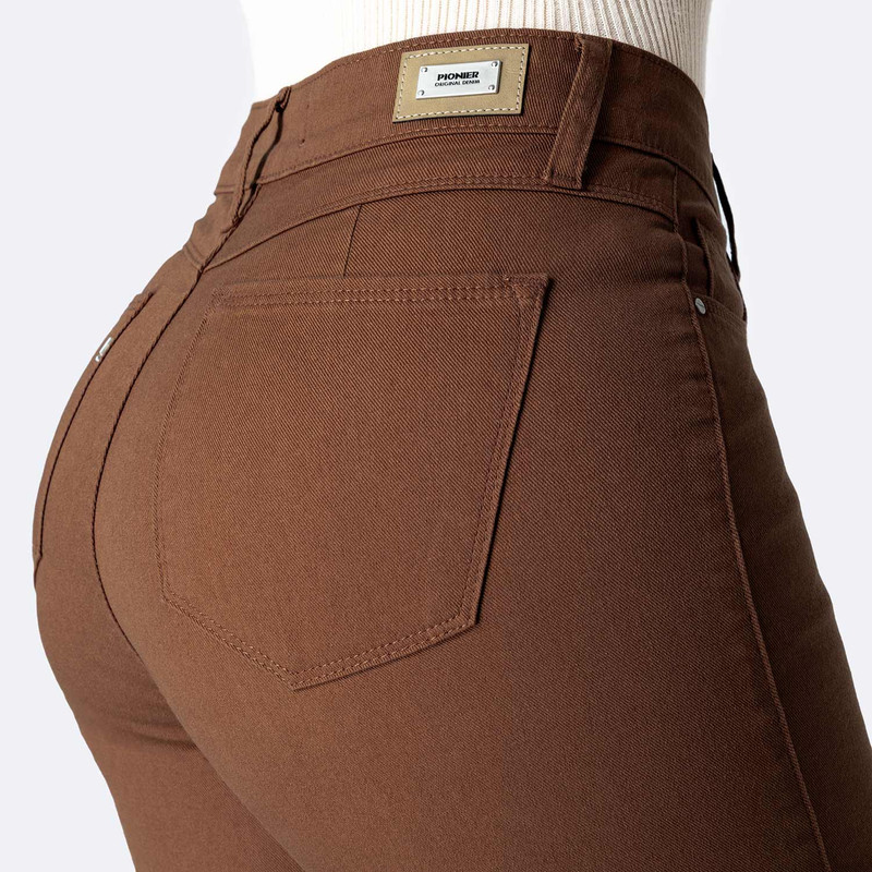 PANTALON BASICO HAISHE DRILL STRETCH MUJER - 5