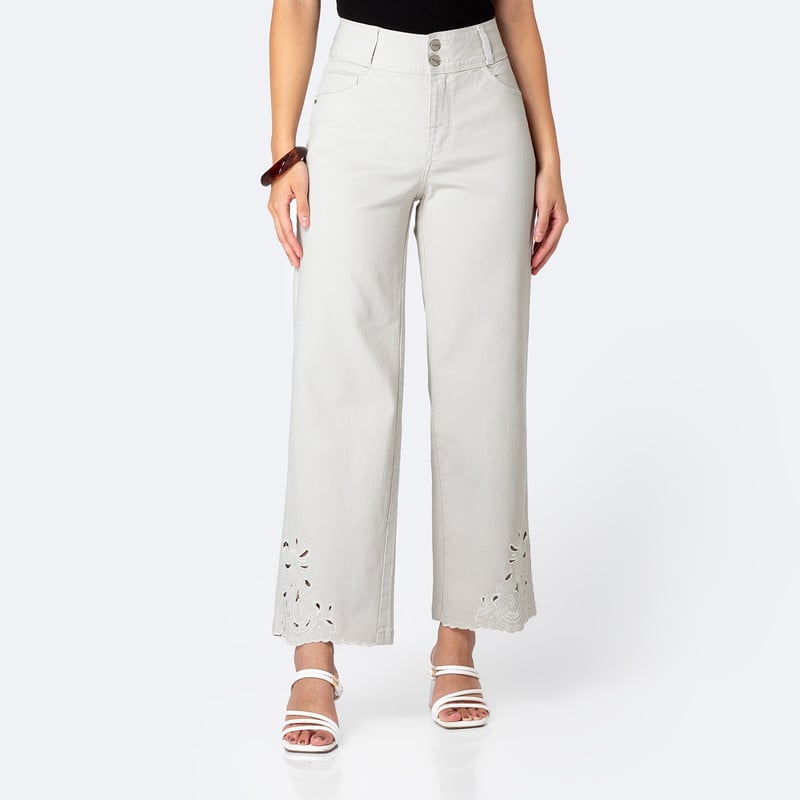 PANTALON MODA DEILUUH DRILL STRETCH MUJER - 1