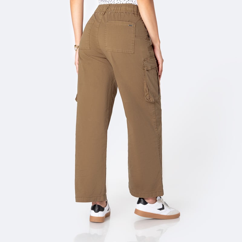 PANTALON JOGGER CARGO AMABELH TAFETA MUJER - 3