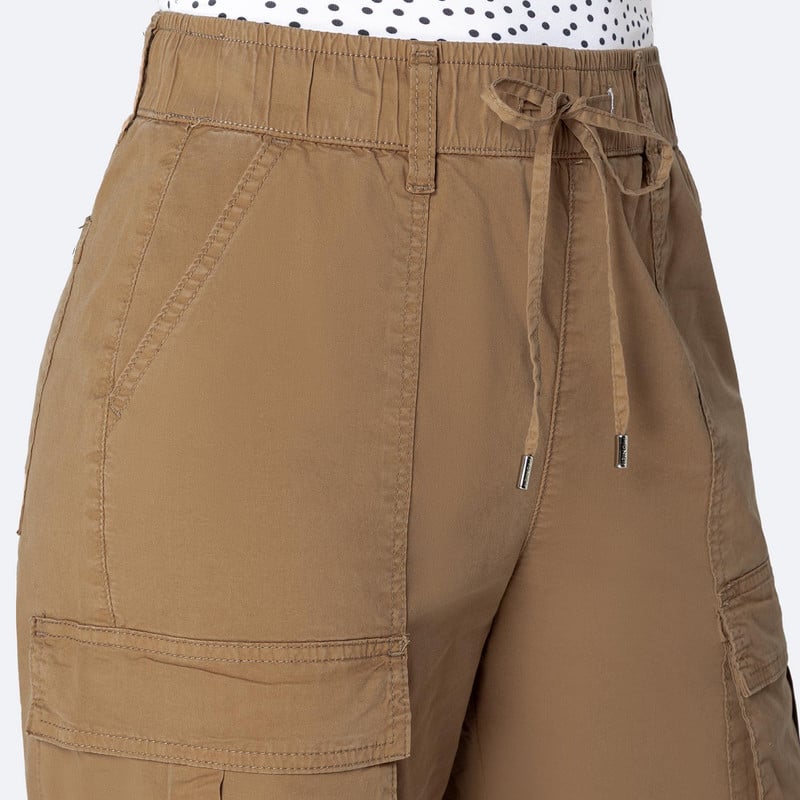 PANTALON JOGGER CARGO AMABELH TAFETA MUJER - 4