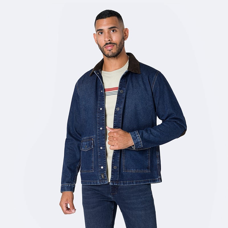 CASACA ZATURNO DENIM HOMBRE - 1