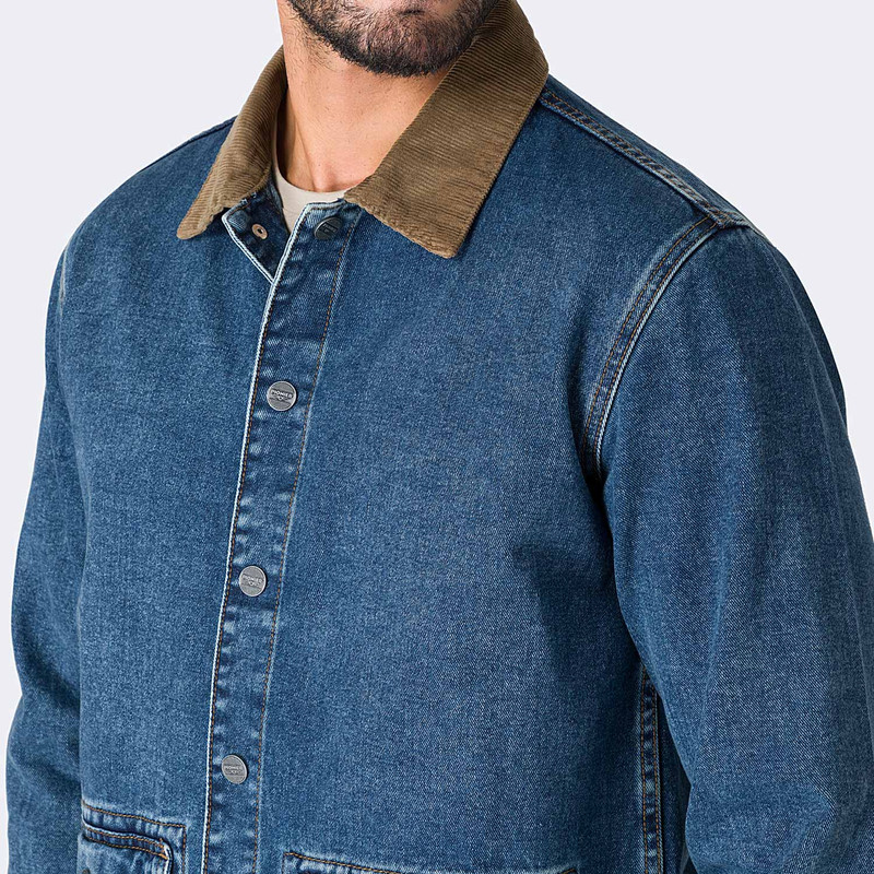 CASACA ZATURNO DENIM HOMBRE - 2