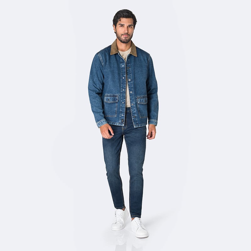 CASACA ZATURNO DENIM HOMBRE - 6