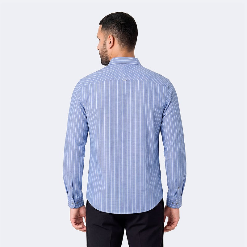 CAMISA MODA DEHNNIS LISTADA HOMBRE - 3