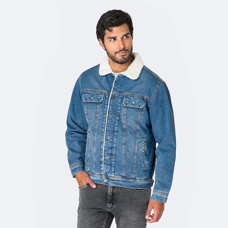 CASACA JOHHN DENIM HOMBRE - 1