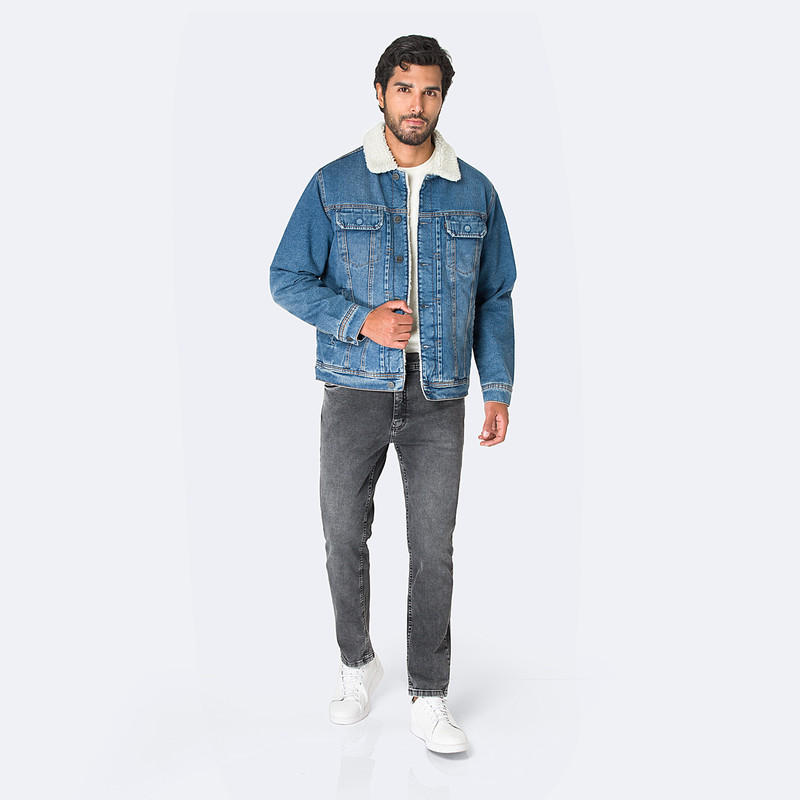 CASACA JOHHN DENIM HOMBRE - 6