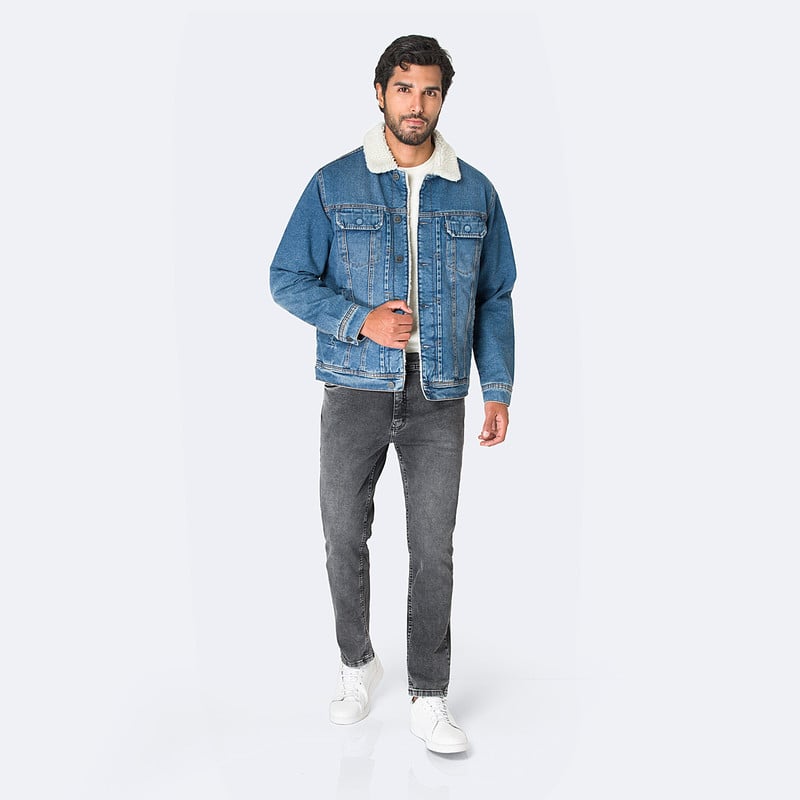 CASACA JOHHN DENIM HOMBRE - 6
