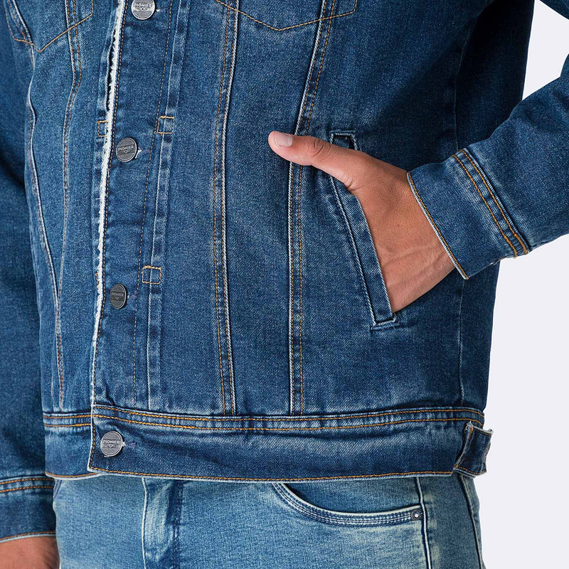 CASACA JOHHN DENIM HOMBRE - 4