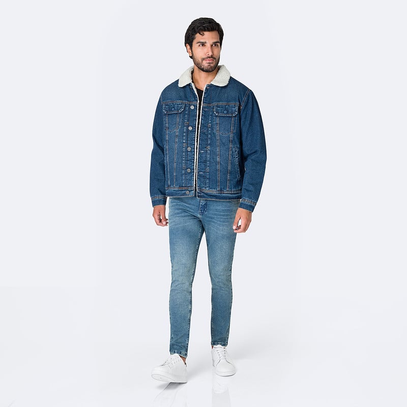 CASACA JOHHN DENIM HOMBRE - 6