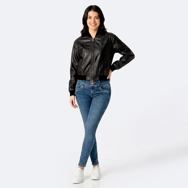 CASACA FRYTZI CUERINA MUJER - 4
