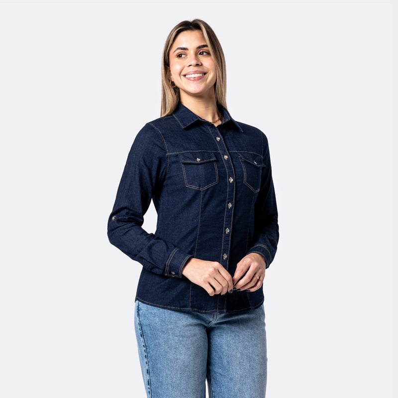 BLUSAS MODA ORIS DENIM MUJER - 1