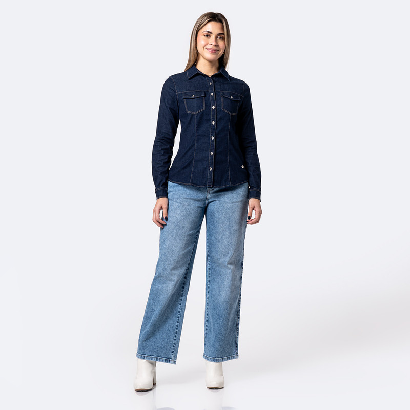 BLUSAS MODA ORIS DENIM MUJER - 5